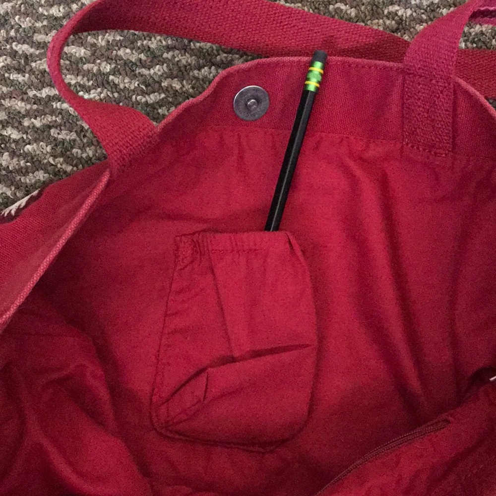 American Eagle Tote, Purse, Bag-RED - Picture 3 of 8